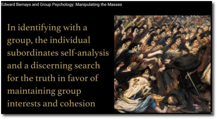 Manipulating the masses with Group Psychology